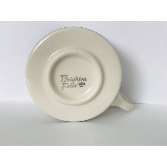 Vintage Yacht Club Boating Ships Cup Mug Brighton Falls China Penant Flag Logo - Picture 4 of 6